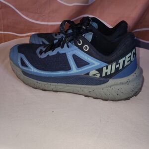 Hi-Tec Black and Blue Athletic Shoes